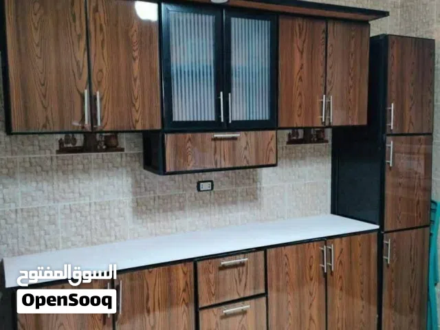 مطبخ الومنتال كلايدنج مقاس 2 متر معاه دولاب تخزين