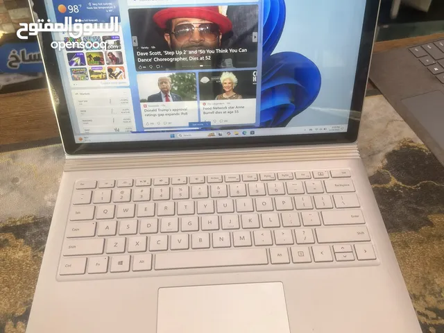 مايكروسوفت سيرفس بوك 1 كور اي سفن Surface book 1