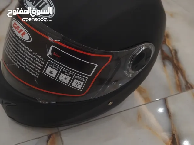 خوذة وجه كامل جديده دوشمه داخليه جلد واسفنج مع فتحات تهويه