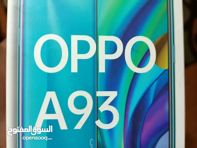 موبيل OPPO A93 بحالة ممتازة بالكرتونة ت