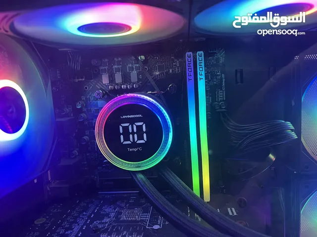 كمبيوتر جيمنج مستعمل 3 اشهر استعمال بسيط + شاشة 180 هيرتز + ماوس وكيبورد وسماعة