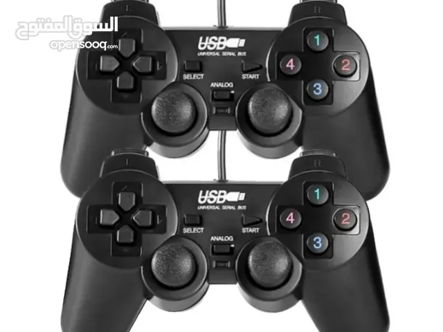وحدة تحكم (جويستيك) مزدوجة (Double Shock Controller) مع وصلة USB  للكمبيوتر
