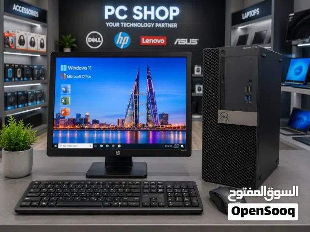 Dell Core i5 6th Gen OptiPlex Computer – 8GB DDR4 RAM 256GB SSD 19" Monitor Win 10 Call -WhatsApp