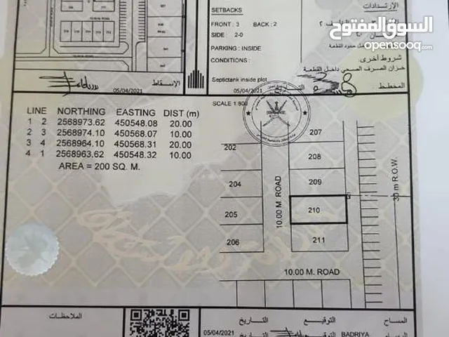 Commercial Land for Sale in Al Dhahirah Ibri