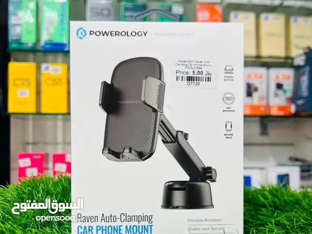 POWEROLOGY RAVEN AUTO CLAMPING CAR PHONE MOUNT