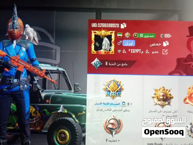 حساب ببجي  الحساب قوي