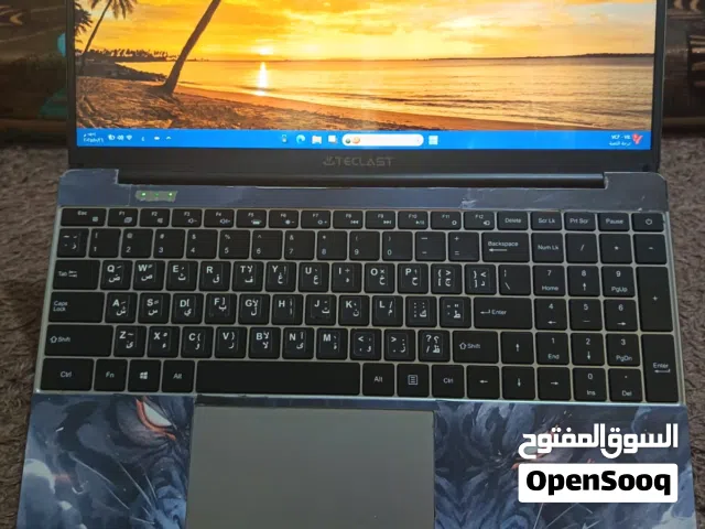 .لابتوب TECLAST بحالة الوكالة - رام 16GB وهارد 512GB (أداء سريع جداً للطلاب والموظفين)