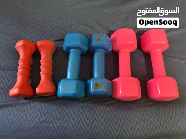 طقم دامبلز للبيع – 3 أزواج (1.5 كجم، 3 كجم، 5 كجم)