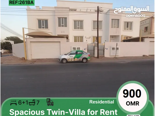 Huge Twin-Villa for Rent in Azaiba REF 261BA