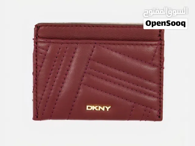 DKNY Women Card Holder, Maroon