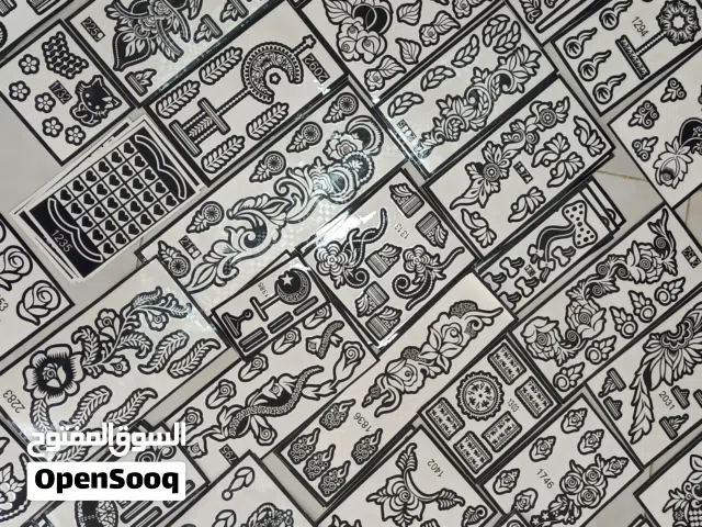 استكرات حناء جديده و حصريه صنع منزل خاص 250 ستكر متنوع الوصف مهم