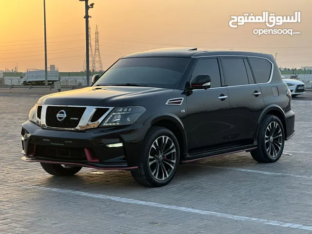 Nissan patrol platinum nismo kit 2015 GCC small engine  full option 1/1 no accident super clean car
