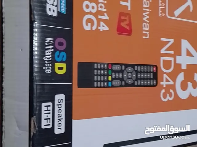 شاشه ناشونال دايموند سمارت 43 بوصه جديده غير مستعمله بورقتها ب115 من يريد يتواصل