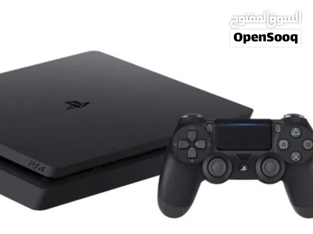 Ps 4 slim 500g  يشمل ايادي ثنتين اصليات وسيدي pes2021