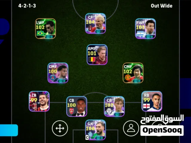 حساب اي فتوبول للبيع