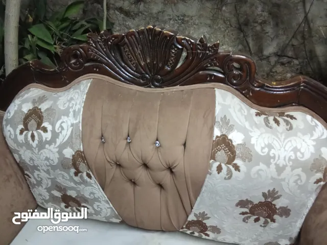 طقم كنب خشب زان اصلي ثقيل في عمان
