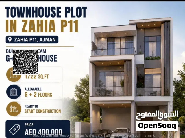 Land plot Townhouse Al Zahya area ,prime location