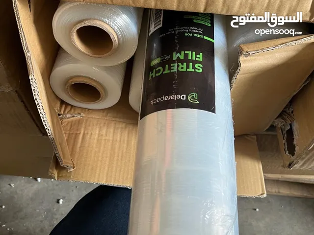 STRETCH FILM ROLL ( Clear & Black) 7 PALLETS AVAILABLE