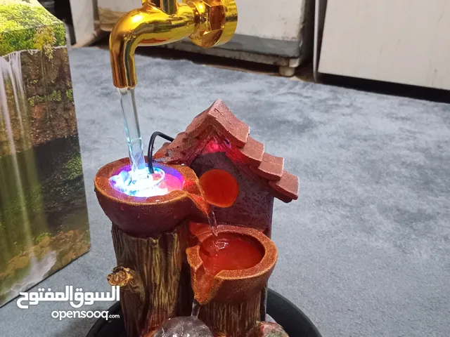 نافورة الزينة وأحوض سمك الزينة لجميع الغرف والدوانية والمكاتب...إضفاء روح الطبيعة على المكان