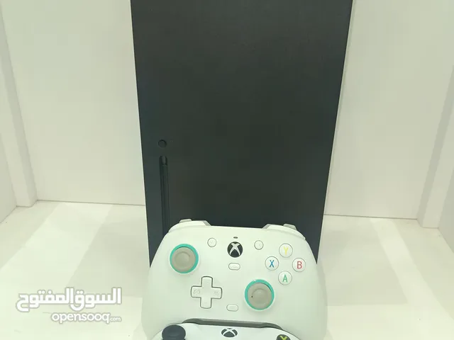 xbox series x with two controllers