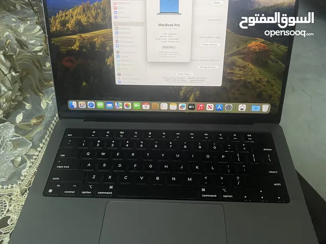 Macbook pro M3 14' (512 gb SSD/8 gb memory)