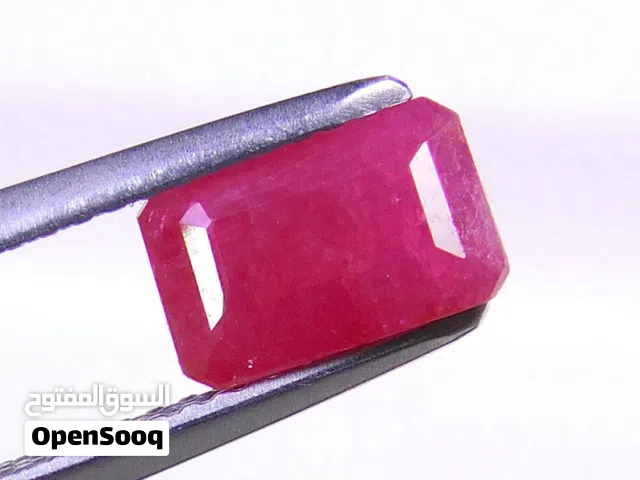 حجر ياقوت أحمر كازخستاني غير معالج مع شهادة المختبر  natural kazakhstan untreated ruby stone