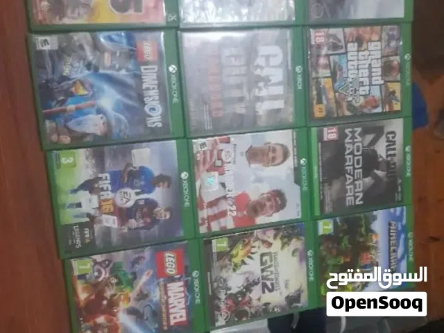 العاب اكس بوكس 1 حاله نظيفه جدا وي اكس بوكس 360
