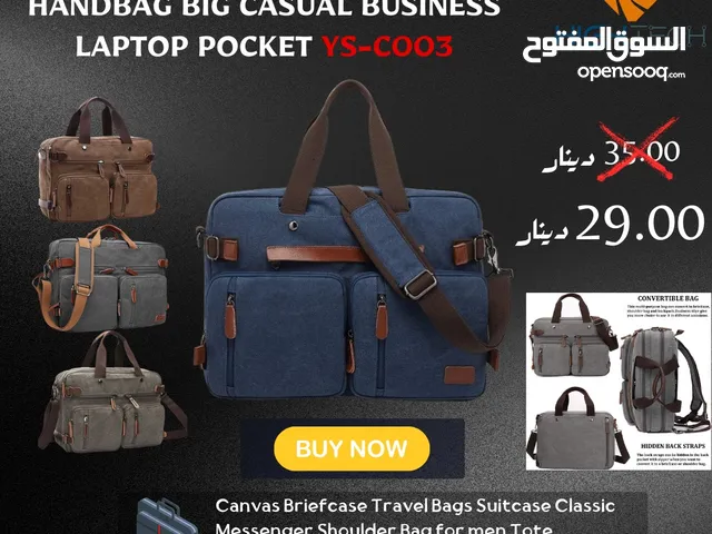 Yasoomade YS-C003 Shoulder and Handbag Laptop Bag-حقيبة لابتوب-