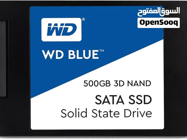 SATA SSD WD BLUE 500GB بحاله الوكاله
