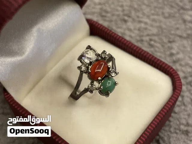 خاتم فضه نسائي silver riing