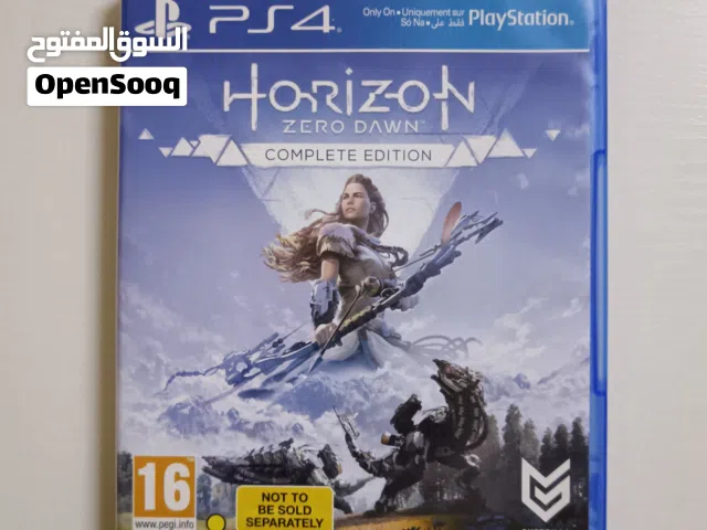 سيديHorizon zero dawn مستعمل شبه جديد حصرية سوني الشهيرة لعبة مغامرة عالم مفتوح. .