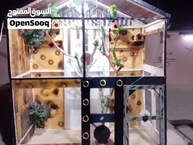 قفص خشب كبير