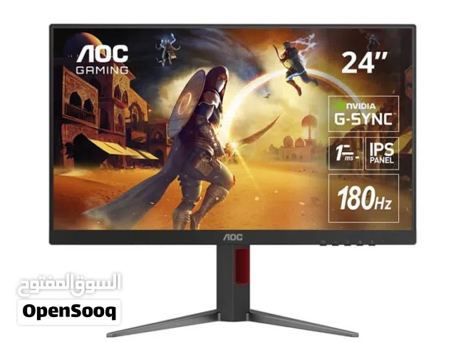 شاشه العاب aoc 180hz 1k hdr جديده
