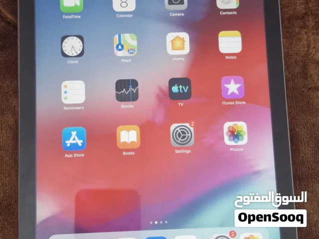 The Apple iPad Model:  A1474 Storage 16GB/9.7 inches display Good condition No adapter