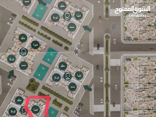 شقة للبيع في مجمع الود السكني مساحة 190م