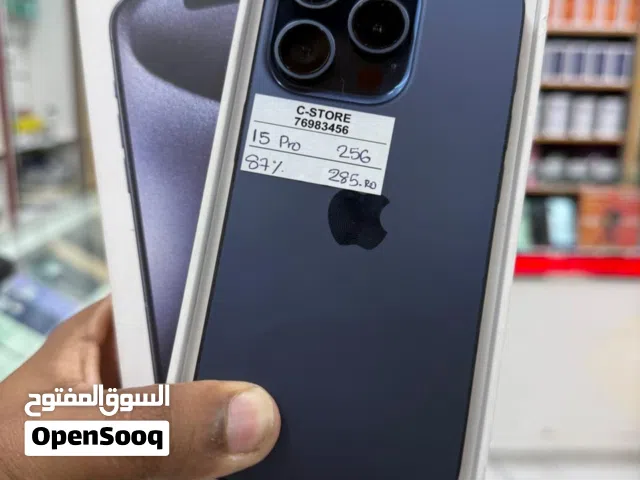 iPhone 15 pro- 256 GB - Box piece- Satisfactory phone