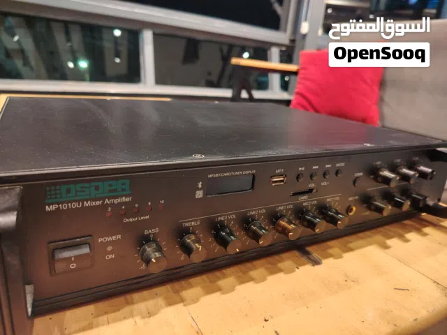 نظام صوتي 350 واط يدعم بلوتوث صوت عالي و نقي يصلح لكافيه  أو صالة أفراح و نظام كاميرات 5 ميجا بيكسل