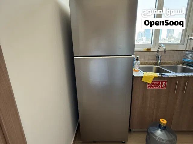 Samsung Stainless Steel Double Door Refrigerator - Good Condition