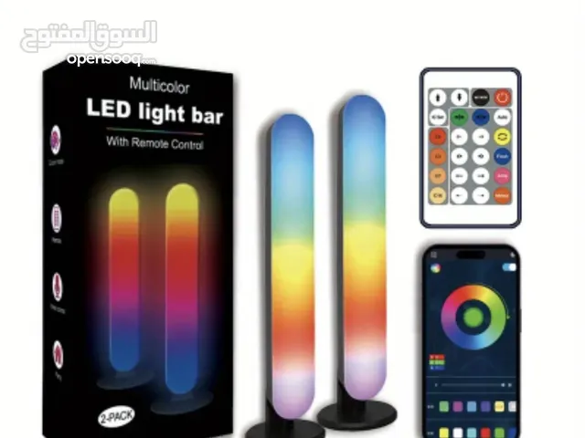 أعرض لكم إضاءة جميلة شريط إضاءة LED ذكي، قطعتان من مصباح LED ذكي RGBIC مع أكثر من 100 وضع ديناميكي و