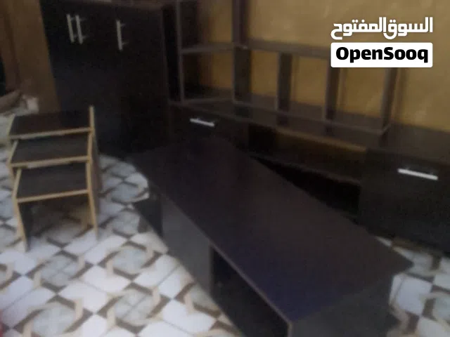 جديد طاولة تلفزيون مع ارفف حائطية خزانة أحذية مع مرآة طاولة وسط مع تلات طاولات سرفيس