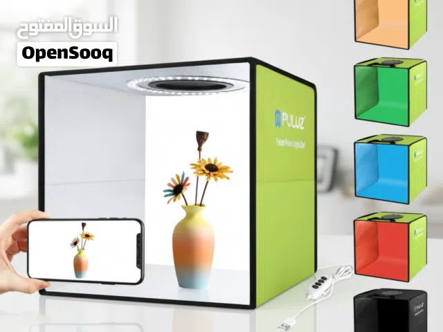 صندوق تصوير المنتجات المضيئ مع 6خلفيات