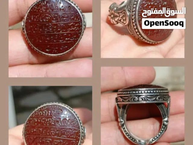 عقيق يماني خام صياغة سلجوقية