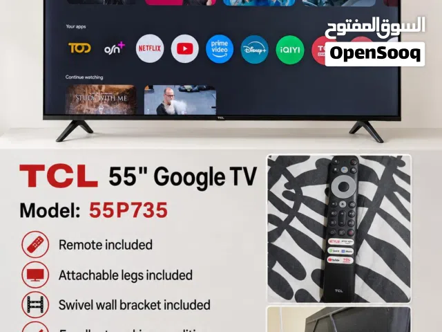 Feature-Focused: TCL 55-inch 4K HDR Smart TV – Excellent Condition – All Accessories