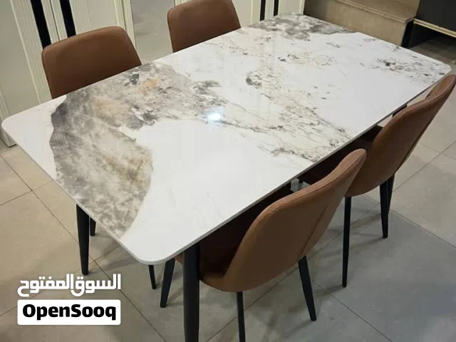 وصل الحديث طاوله طعام عصرية وحديثه رخام درجه اولئ وخشب وزجاج جميع انوع الطاوله الطعام
