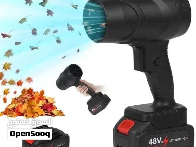 منفاخ هواء فرد الهواء المحمول شحن هوفر 48 فولت بلور مروحة نفخ الهواء للتنظيف اشعال الفحم