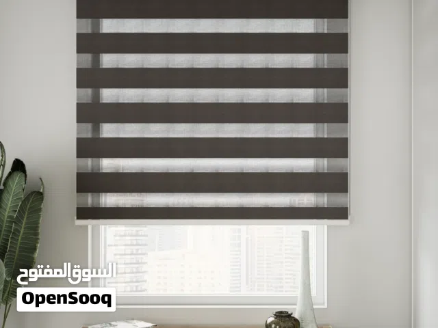 ستائر رول عازل للشمس والحرارة We provide all types of indoor blinds and curtains with high quality a