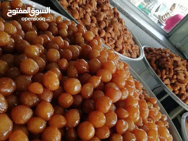 حلويات كمال  وسط البلد مقابل المدرج الروماني عوامه  أصابع زينب بلح الشام  هريسه وربات وغيرها