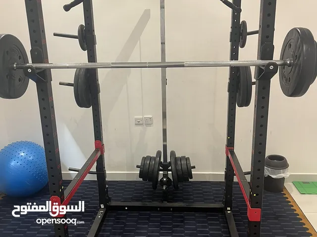 Power Rack + Weights & Bar