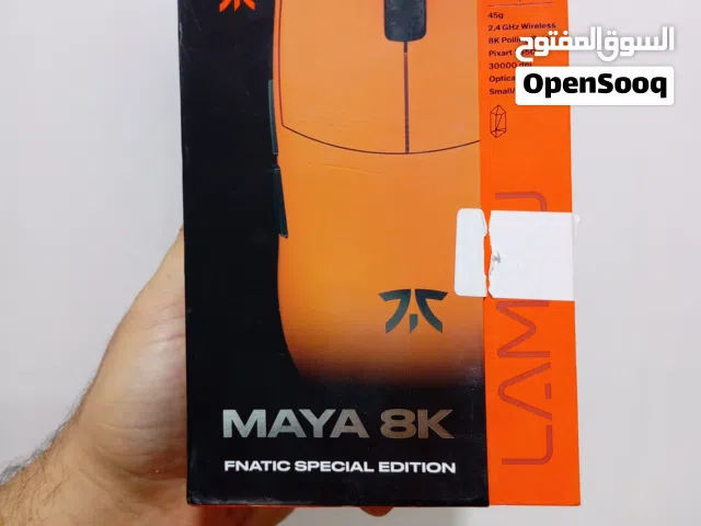 أسرع ماوس بالعالم صار بين إيديك! Maya 8K بنسخة Fnatic البرتقالية النارية وصلت