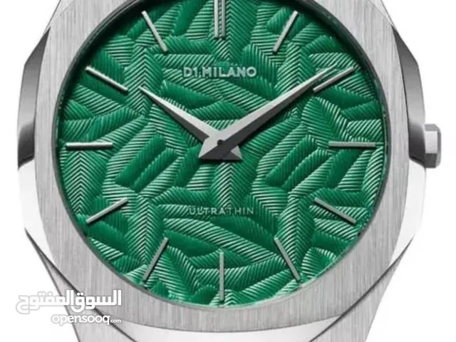 D1 Milano Green Original New/ساعه دي ون ميلانو المشجرة الخضرا جديدة اصلية